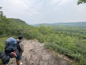 Overlooking Lake of the Clouds in Porcupine Mountains State Park, Michigan