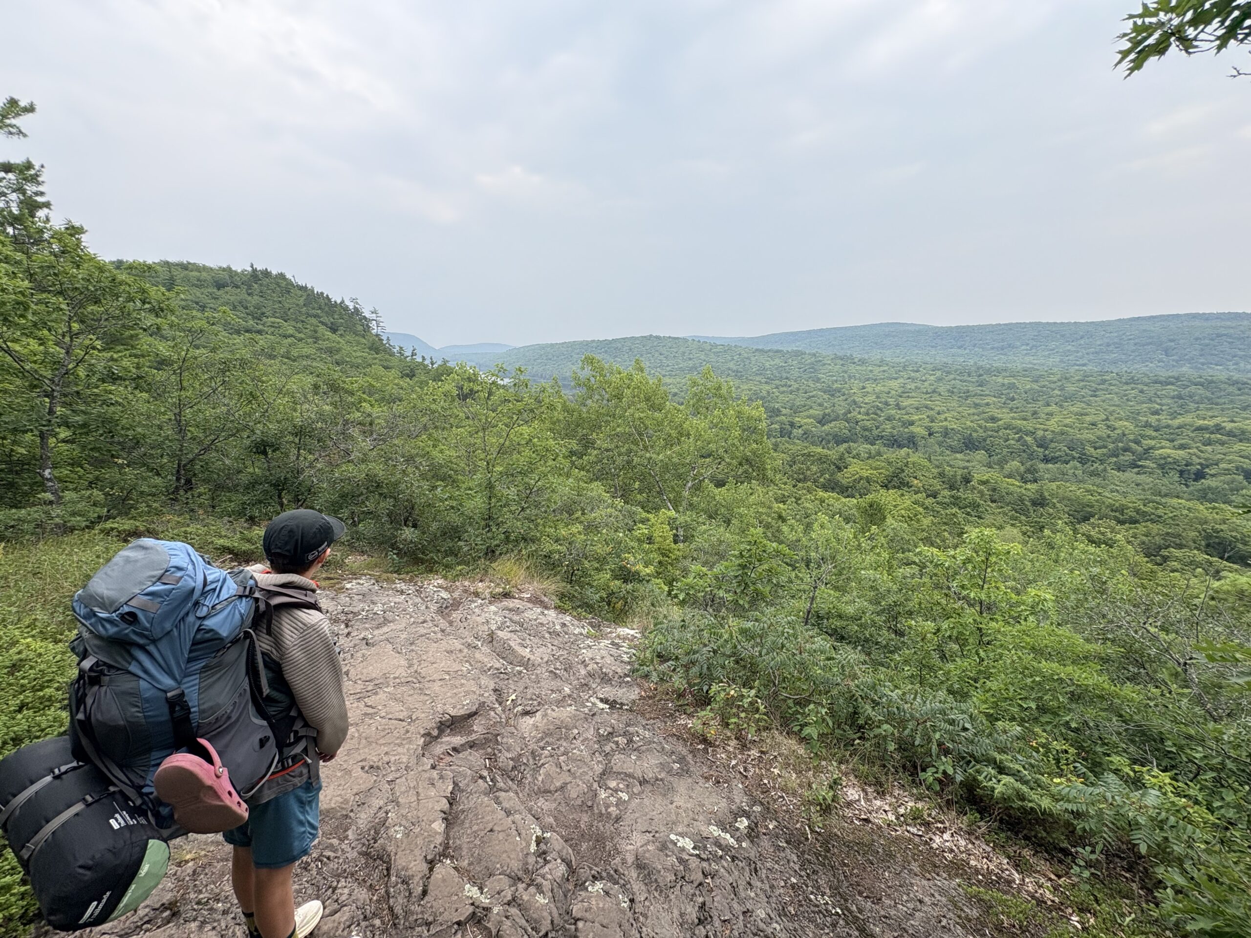 Overlooking Lake of the Clouds in Porcupine Mountains State Park, Michigan